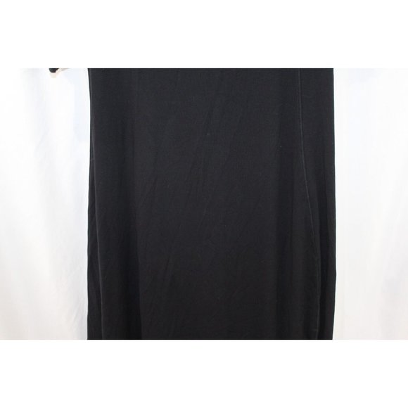 OSKA Black Short Sleeve Stretch Lagenlook Midi‎ Dress 1 US 6/8 - Picture 3 of 7